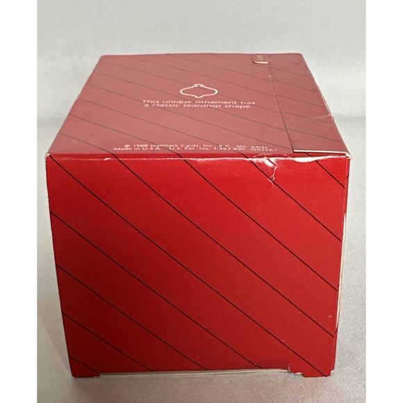 Hallmark Christmas Keepsake Glass Ornament 1988 SPIRIT OF CHRISTMAS - Picture 6 of 6